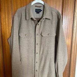 Pendleton Shirt Jacket - Tan/Cream - New